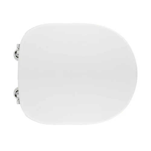 Sedile wc per esedra vaso my fair forma 6 bianco cerniere a passanti