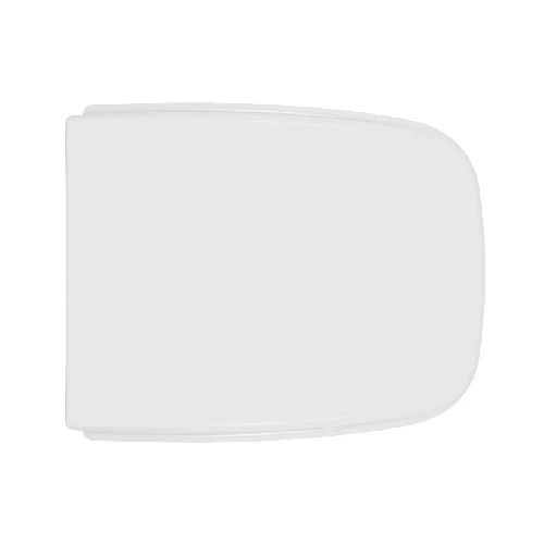 Sedile wc per delta vaso prisma forma 3 bianco cerniera a passanti