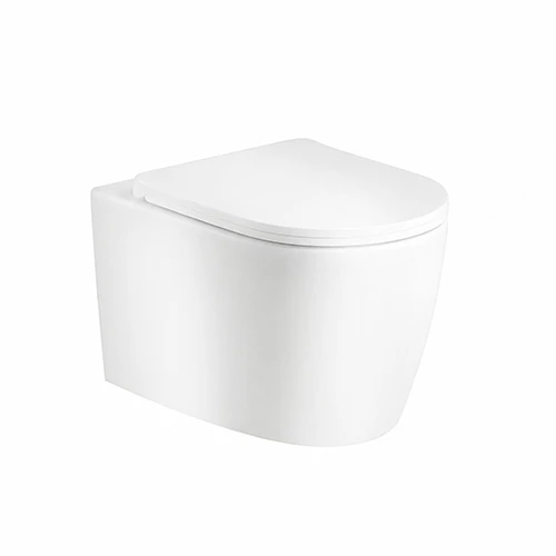 Vaso sospeso rimless magnolia bianco opaco