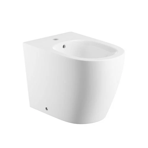 Bidet filo muro magnolia l 52 er. rubinetto nero opaco