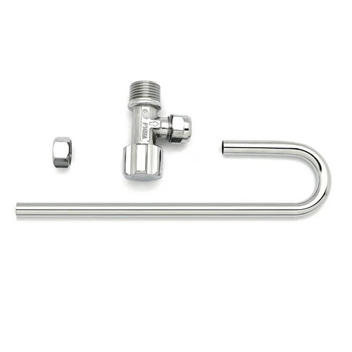 Rubinetto wc maschio 1/2 con tubo j 1/2