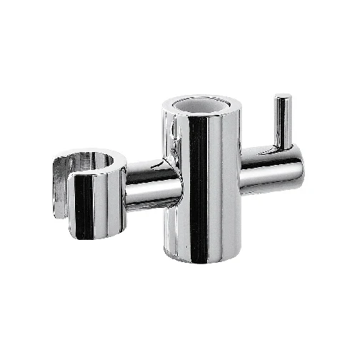 Supporto scorrevole in abs cromato per asta d. 20 mm scorrevole sc 208 ottone d. 20