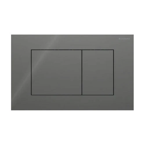 Placca di comando sigma 40 2 tasti acciaio inox oro rosso spazzol