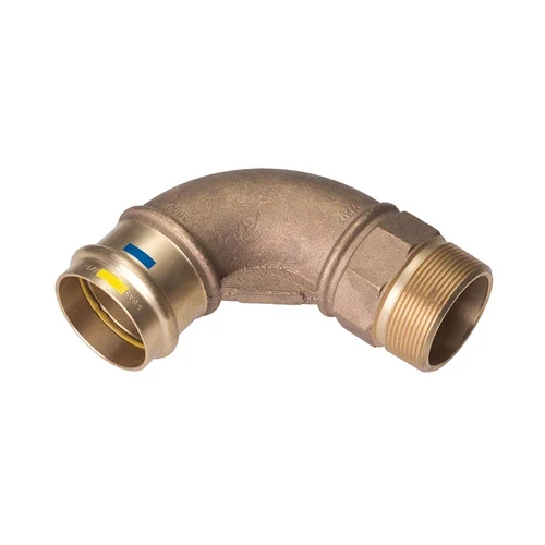 Curva a 90 f/filetto m a pressare acqua/gas b one diam. 18 x 3/4