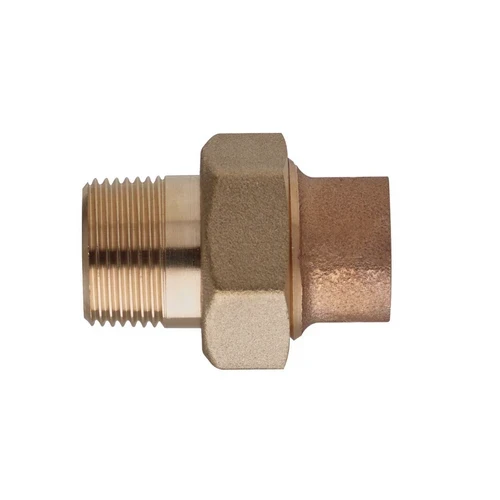 Bocchettone bronzo 3 pezzi m. a saldare 3/4 x 18