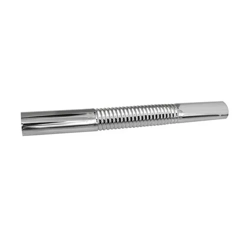 Canotto ottone rigato cromo d. 32x250mm