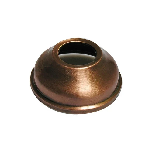 Rosone in ottone per wc diam. 76 mm foro 26 mm bronzato