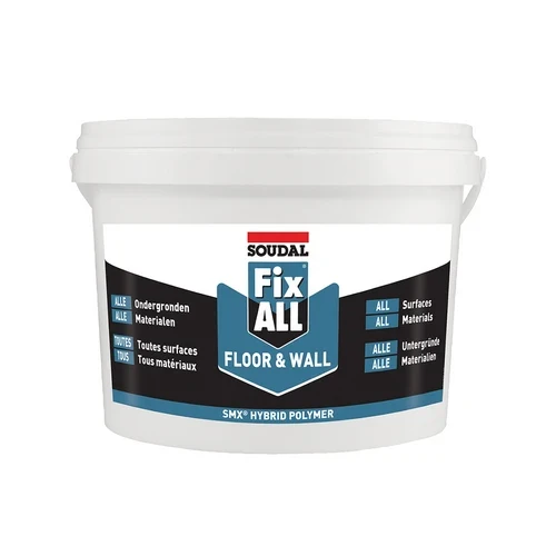 Adesivo da costruzione fix all floor and wall bianco kg 4