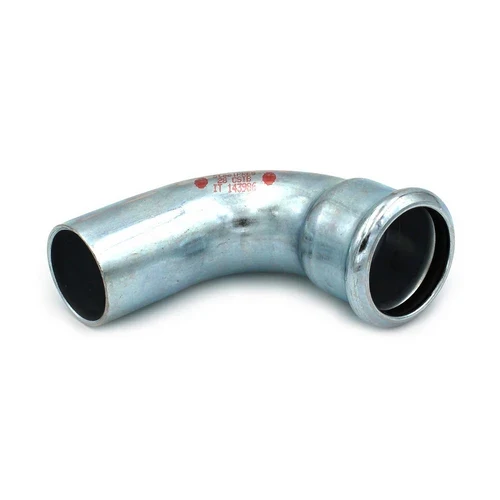 Curva 90 mf a pressare in acciaio carbonio steel pres diam. 28