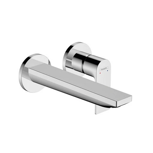Miscelatore monocomando lavabo incasso a parete rebris e cromo