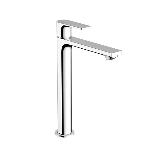 Miscelatore monocomando lavabo alto senza scarico rebris e cromo