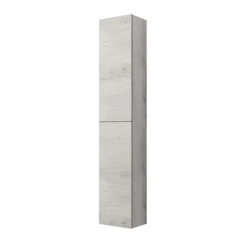 Colonna bagno sospesa mod. stile h. 160 cm quercia bianca