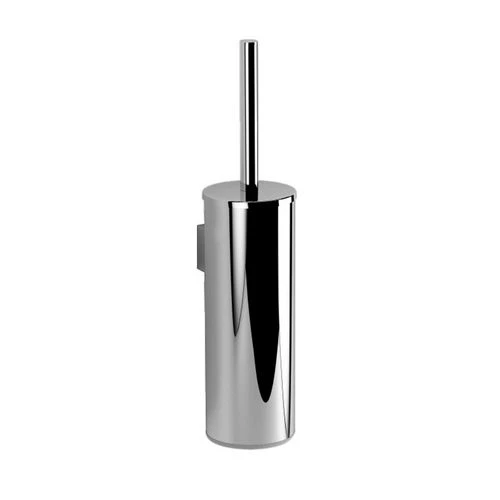 Portascopino chiuso da muro kaliss cromo cm 12 2 x h.42 2 x 14 2