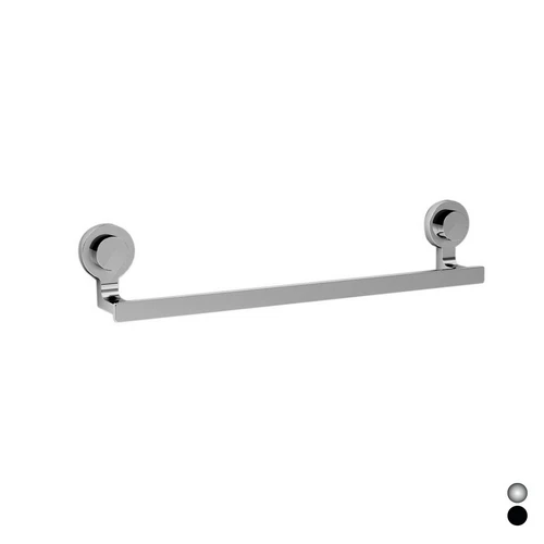 Portasalviette asta quadra kissy nero cm 30