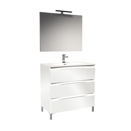 Mobile bagno valencia l. 100 cm rovere naturale