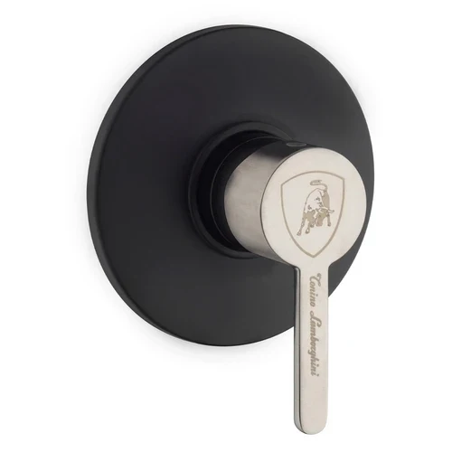 Miscelatore monocomando incasso doccia mugello nero opaco leva inox