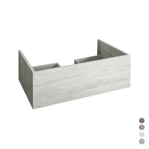 Base 1 cassetto con vano sifone mod. unika cm 70x45 5xh.25 olmo scuro