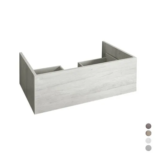 Base 1 cassetto con vano sifone mod. unika cm 70x45 5xh.25 olmo cemento