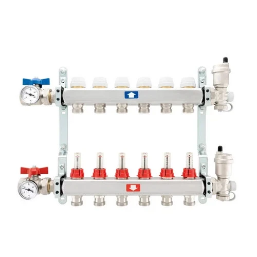 Collettore premontato completo con flussimetri 13 vie 1 x3/4
