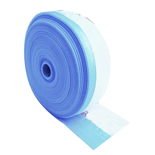 Striscia perimetrale adesivizzata azzurra sp 8 h15 aton h. 150 x 8 mm