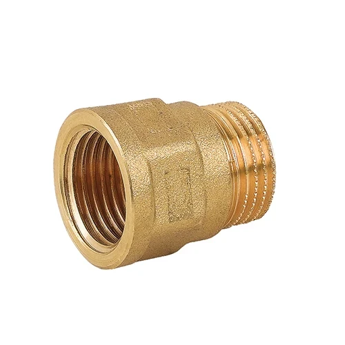 Prolunga stampata mf in ottone giallo 1/2 x 30