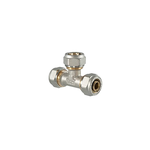 Raccordo tee a compressione per multistrato 26x26x26
