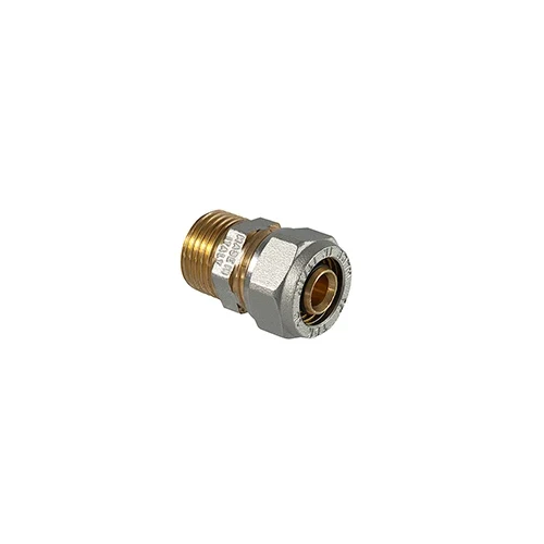 Raccordo diritto maschio a compressione per tubo multistrato 1/2 x 16 2 00