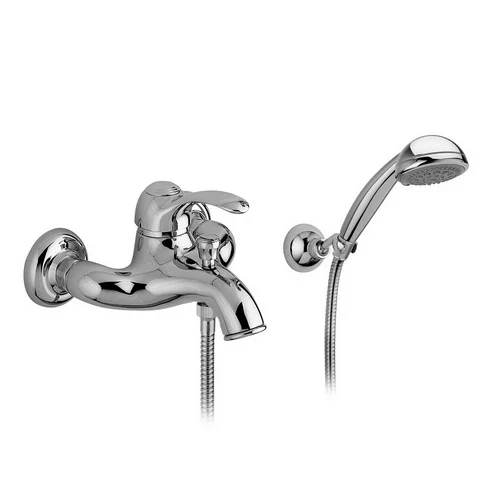 Miscelatore monocomando vasca con supporto linea flavia cromo