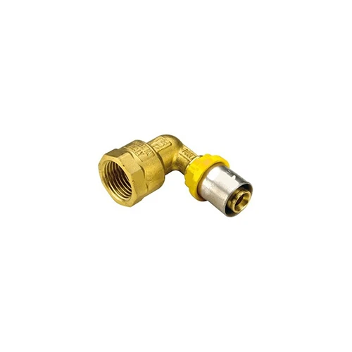 Raccordo per multistrato gas curvo femmina 26 x 3/4