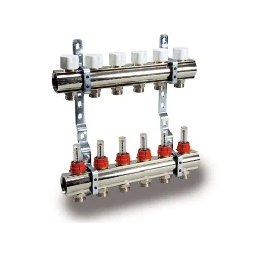 Collettore di distribuzione premontato serie cd 5 vie 1 x 3/4ek