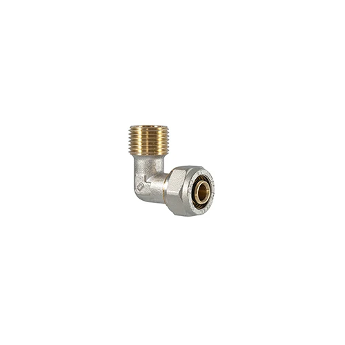 Raccordo curvo maschio a compressione per multistrato 3/4 x 20