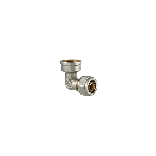 Raccordo curvo femmina a compressione per multistrato 1/2 x 16