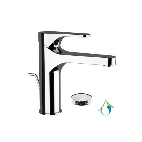 Miscelatore monocomando lavabo h17 linea surf eco cromo