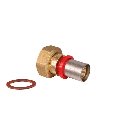 Adattatore sede piana a pressare per multistrato 3/4 x 26