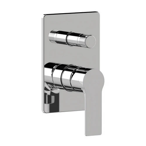 Miscelatore monocomando incasso c/deviat. vitone ceramico linea trend cromo