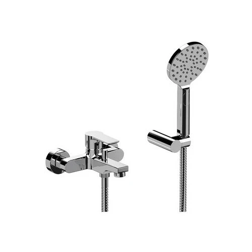 Miscelatore vasca con accessori linea trend cromo
