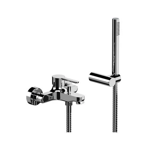 Miscelatore monocomando vasca con accessori linea action cromo
