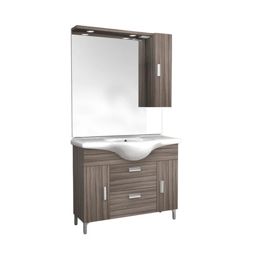 Mobile bagno completo marika larice l. 105 cm