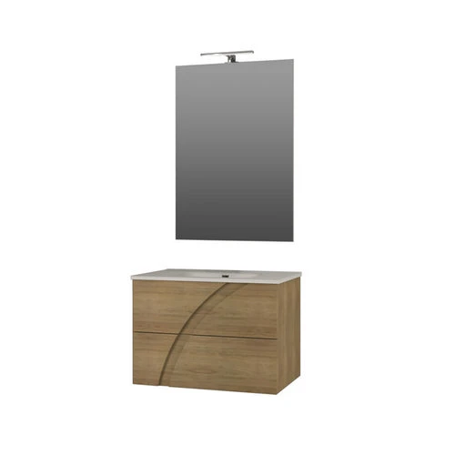 Mobile bagno completo sospeso kansas rovere tabacco l. 100 cm