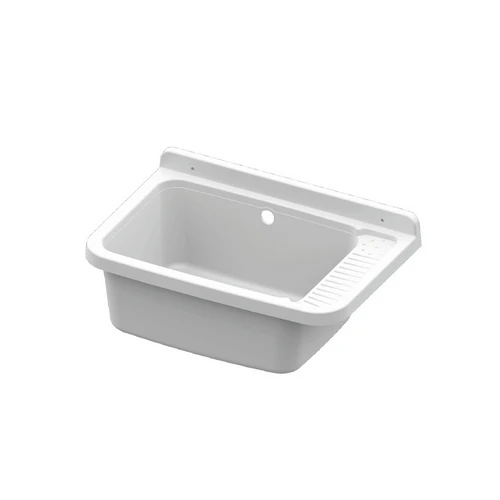 Pilozzo in resina bianco cm 50 4 x 33 4 x 24